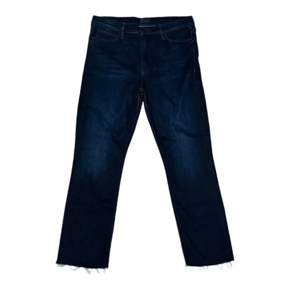 MOTHER The Mid Rise Dazzler Ankle‎ Jeans Now or Never Size 33 Denim Revolve Fray - Picture 4 of 10